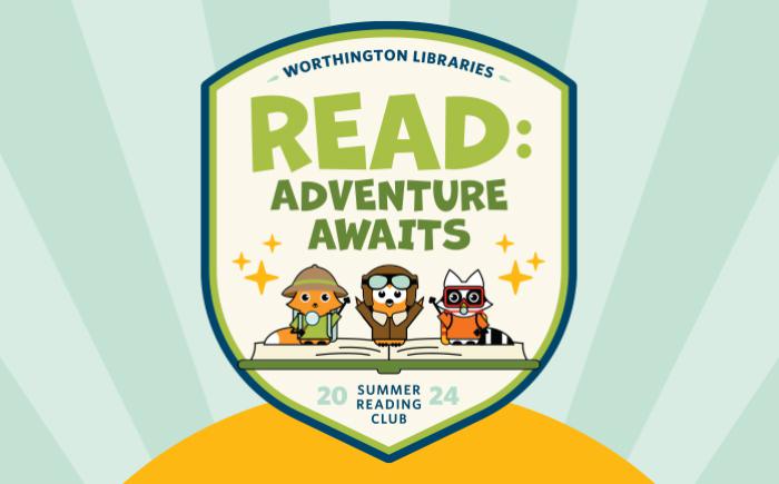 Read: Adventure Awaits 2024 summer reading club logo