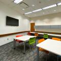 Tables and chairs in the Aster Study Room