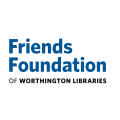 Friends Foundation logo with Reading with Friends owl, racoon and fox characters