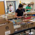 Book sale at Old Worthington Library