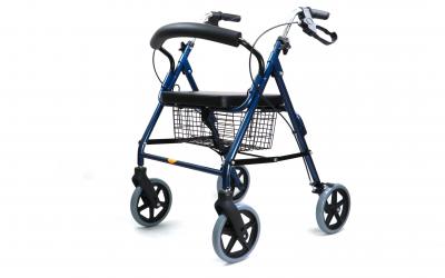 Rollator, also known as wheeled walker or rolling walker
