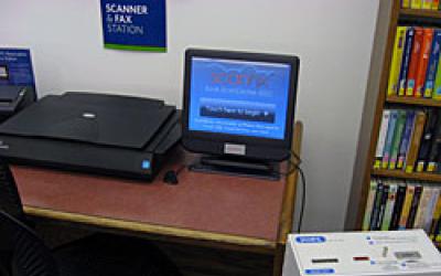 Scanner and fax station